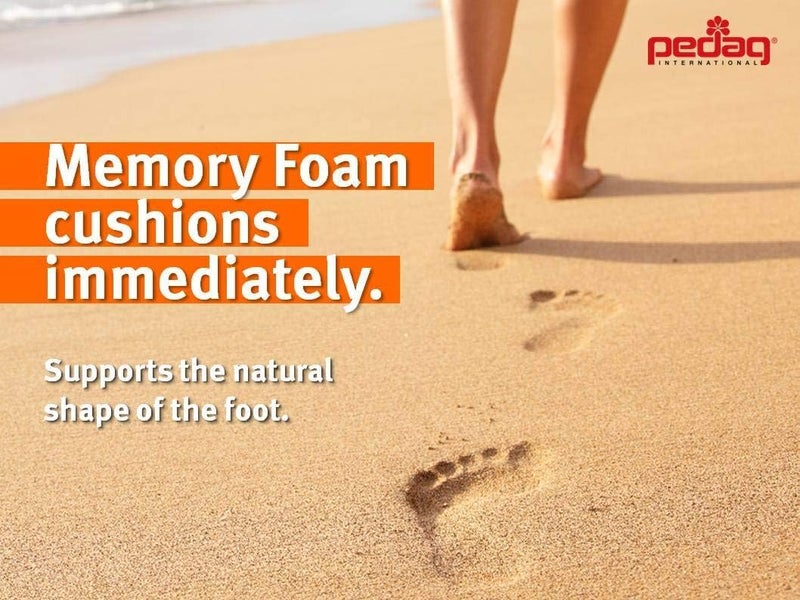 pedag Sneaker Magic Step Athletic Shoe Insoles, Handmade in Germany, Supporting The Ball, Arch and Heel of The Foot, Memory Foam Bed and Terrycloth Top, W8 / EU 38 - Image 3